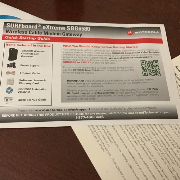 Motorola Wireless Modem & Router - Picture 6 of 6